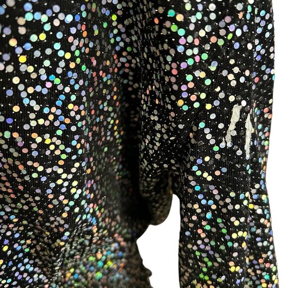 Alexia Admor Rainbow Sequin Dress Size 10 - Picture 4 of 8